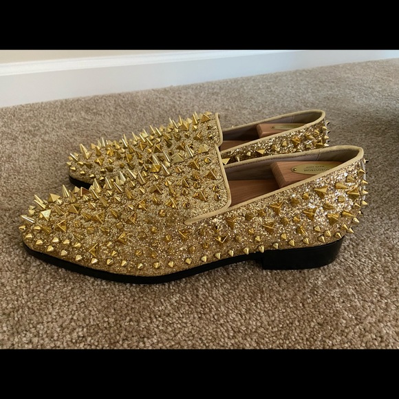 Other - Never Worn Gold Spike Loafers
